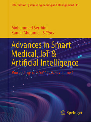 cover image of Advances in Smart Medical, IoT & Artificial Intelligence